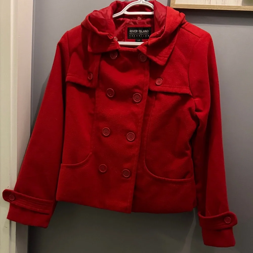 River Island Cashmilan Double-Breasted Jacket - Picture 1 of 5